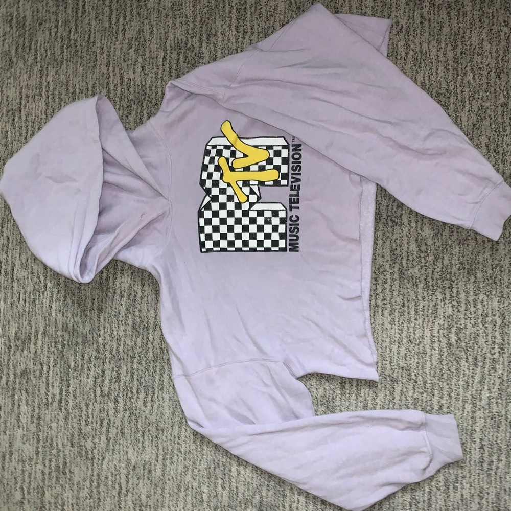 Mtv Cropped Sweatshirt